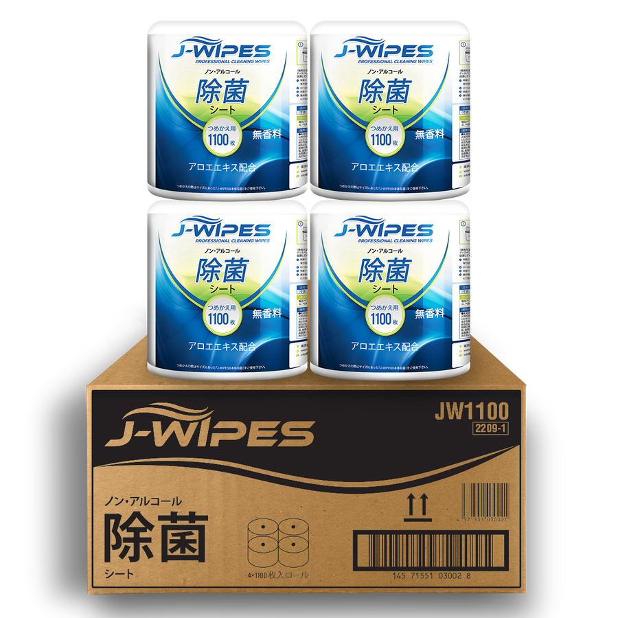 J-WIPES®ノンアルコール除菌シート