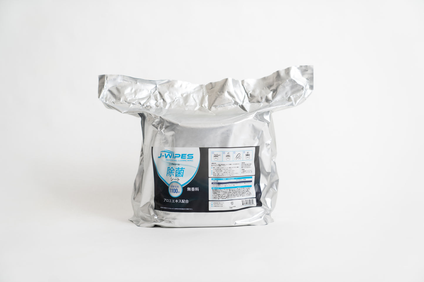 J-WIPES®アルコール除菌シート(1100枚×4ロール)
