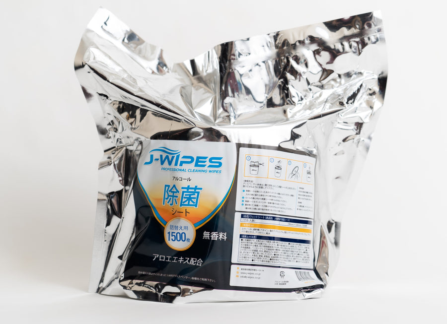 J-WIPES®アルコール除菌シート（1500枚×4ロール）