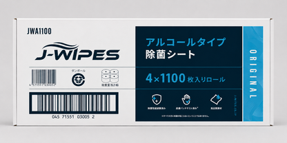 J-WIPES ORIGINAL アルコール除菌シート（1100枚×4ロール）