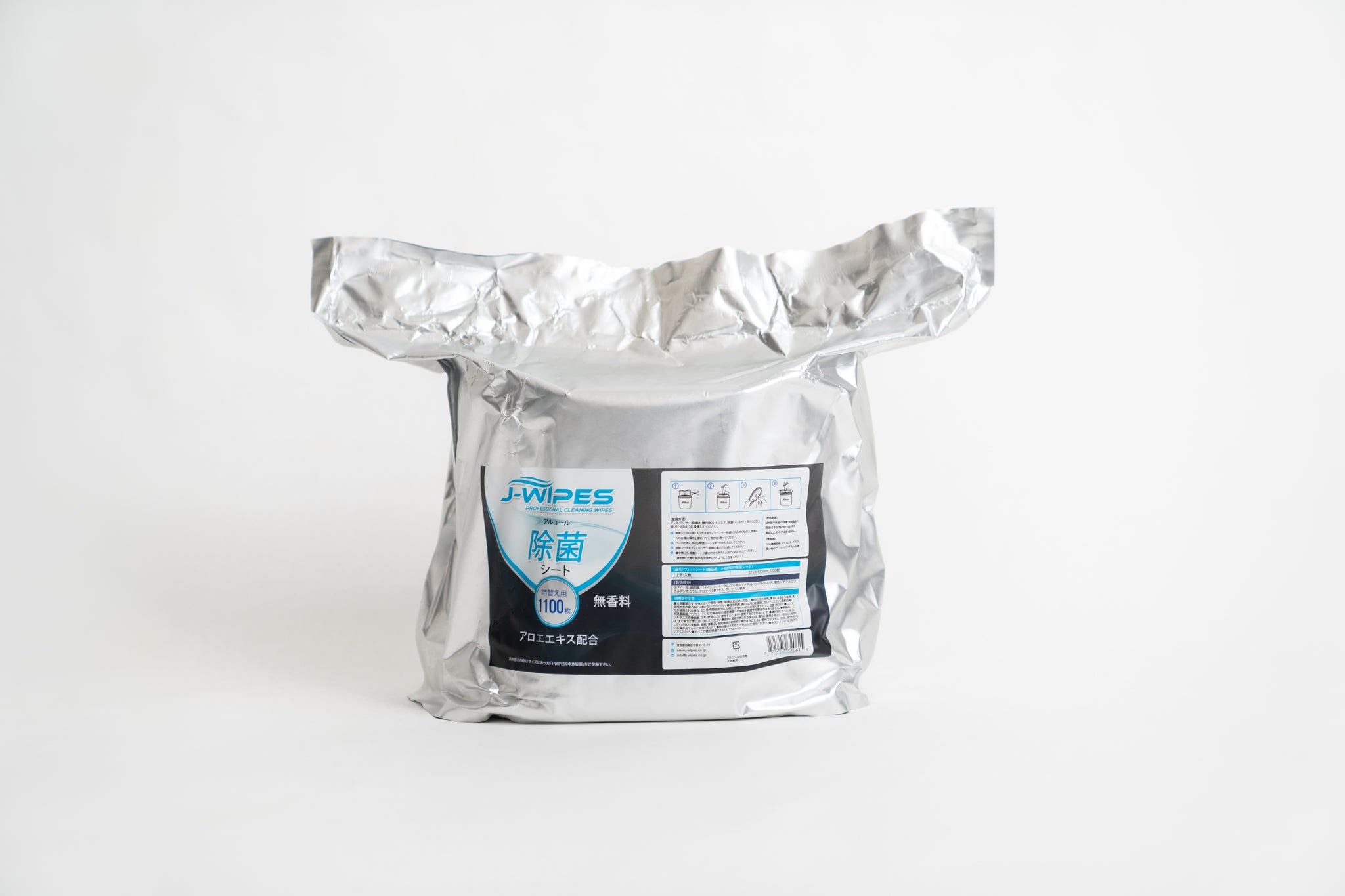 J-WIPES®アルコール除菌シート（1100枚×4ロール） – J-WIPES®除菌シート